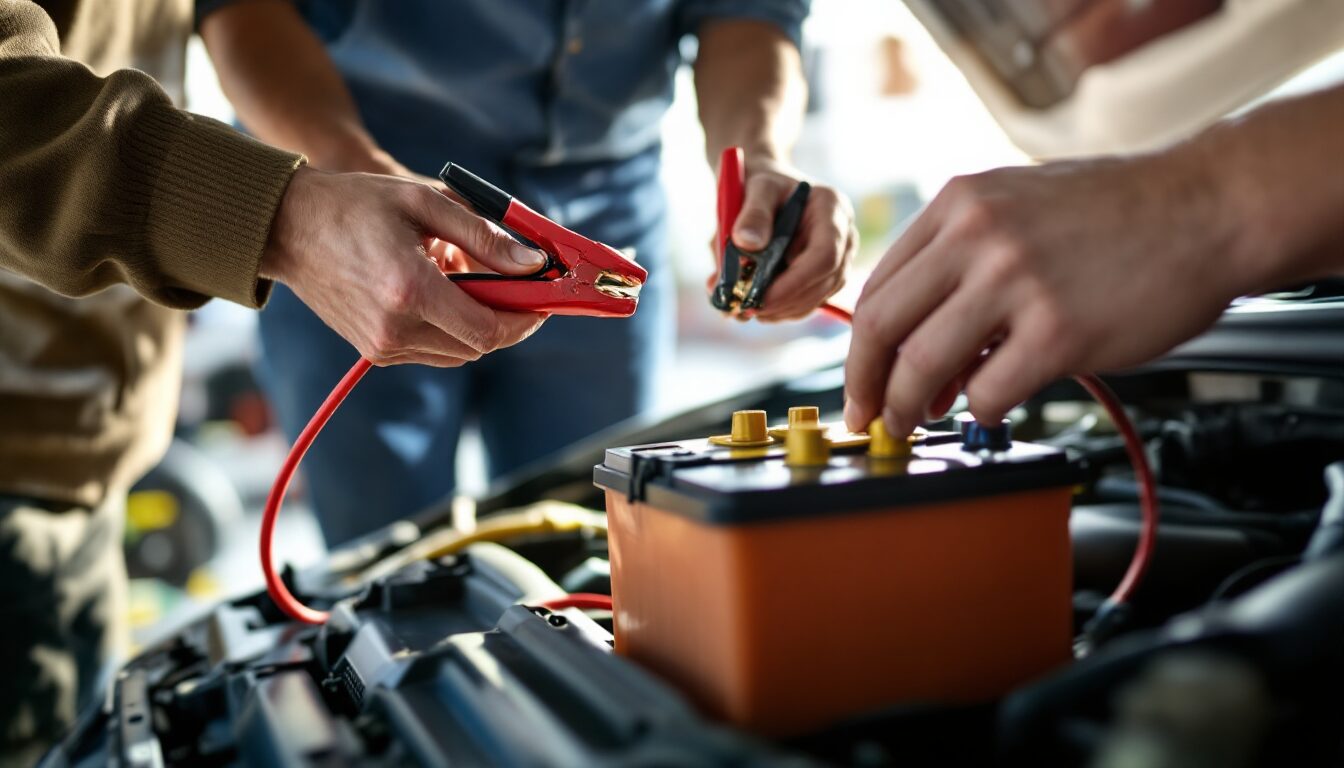 comment brancher des pinces sur une batterie