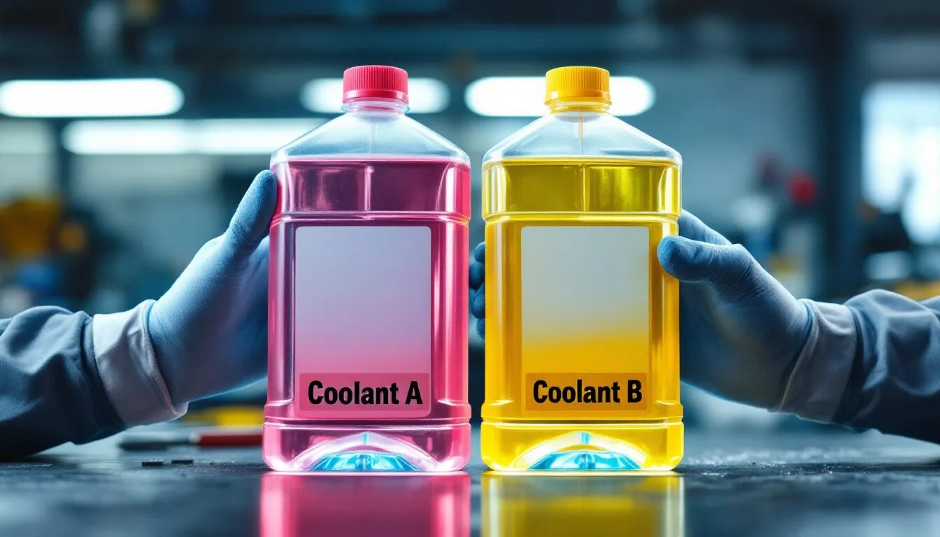 peut on melanger liquide de refroidissement rose et jaune