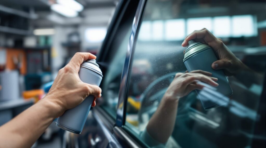 bombe pour teinter les vitres