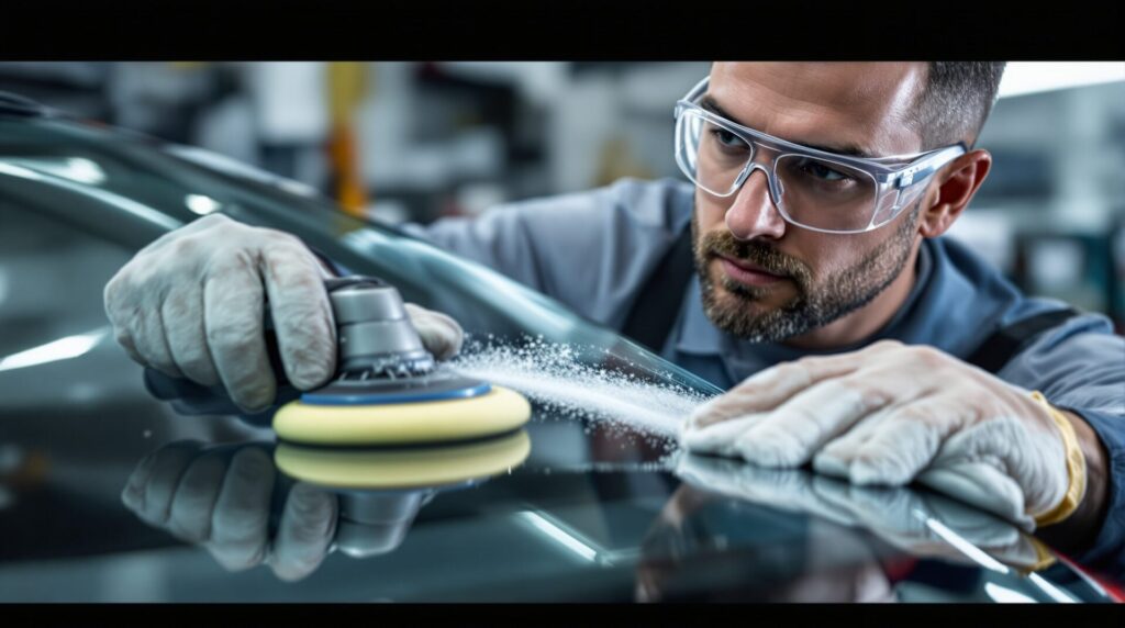 comment enlever rayure sur pare brise