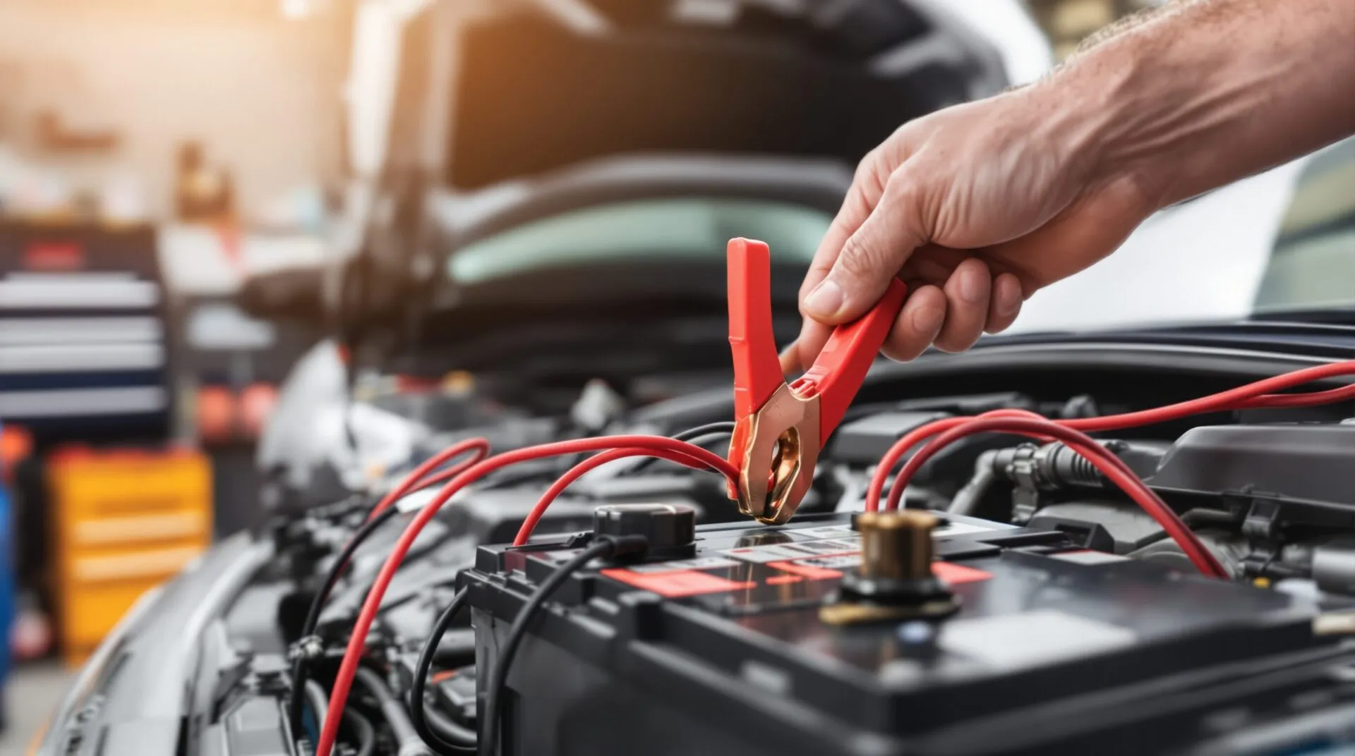 comment brancher des pinces sur une batterie