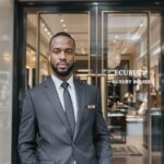 agent de sécurité boutique de luxe