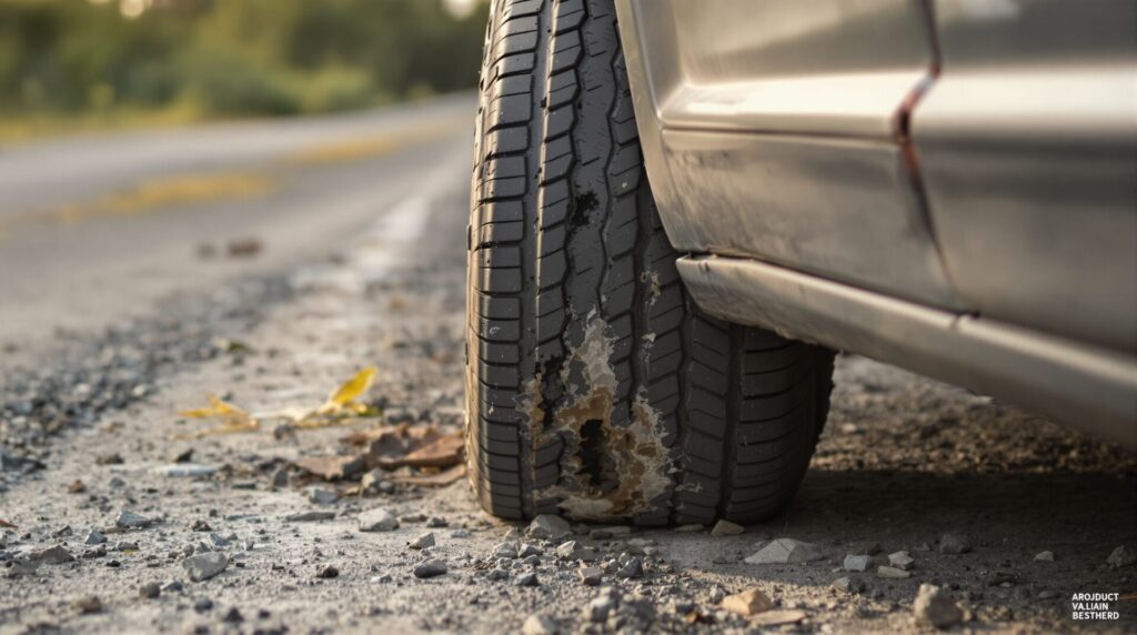 peut on rouler avec un pneu crevé