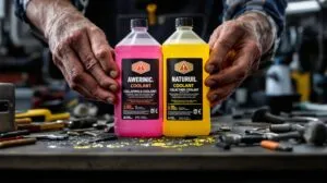 peut on melanger liquide de refroidissement rose et jaune
