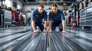 dalle garage auto