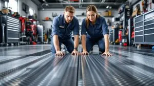 dalle garage auto