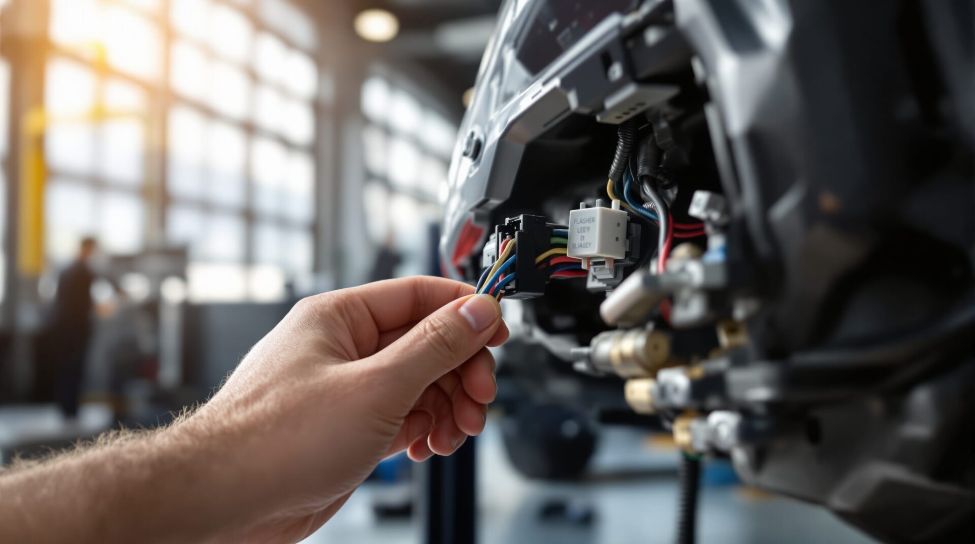 fonctionnement centrale clignotant 3 broches