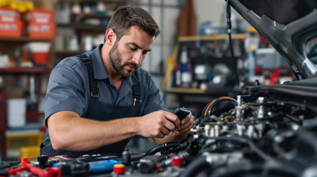 comment tester une bobine d'allumage moteur 4 temps