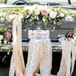 décoration voiture mariage bohème chic