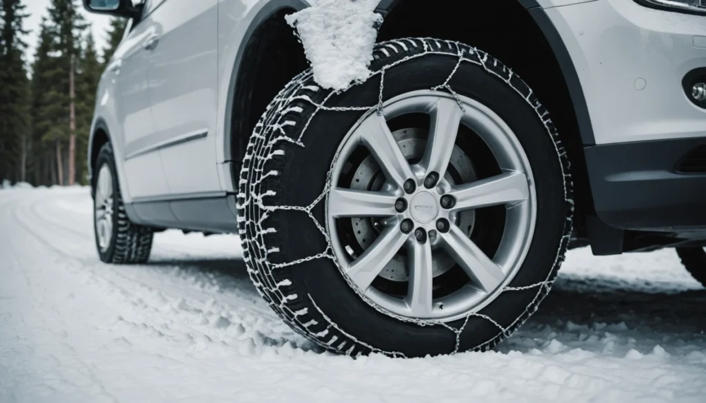 taille des chaines à neige