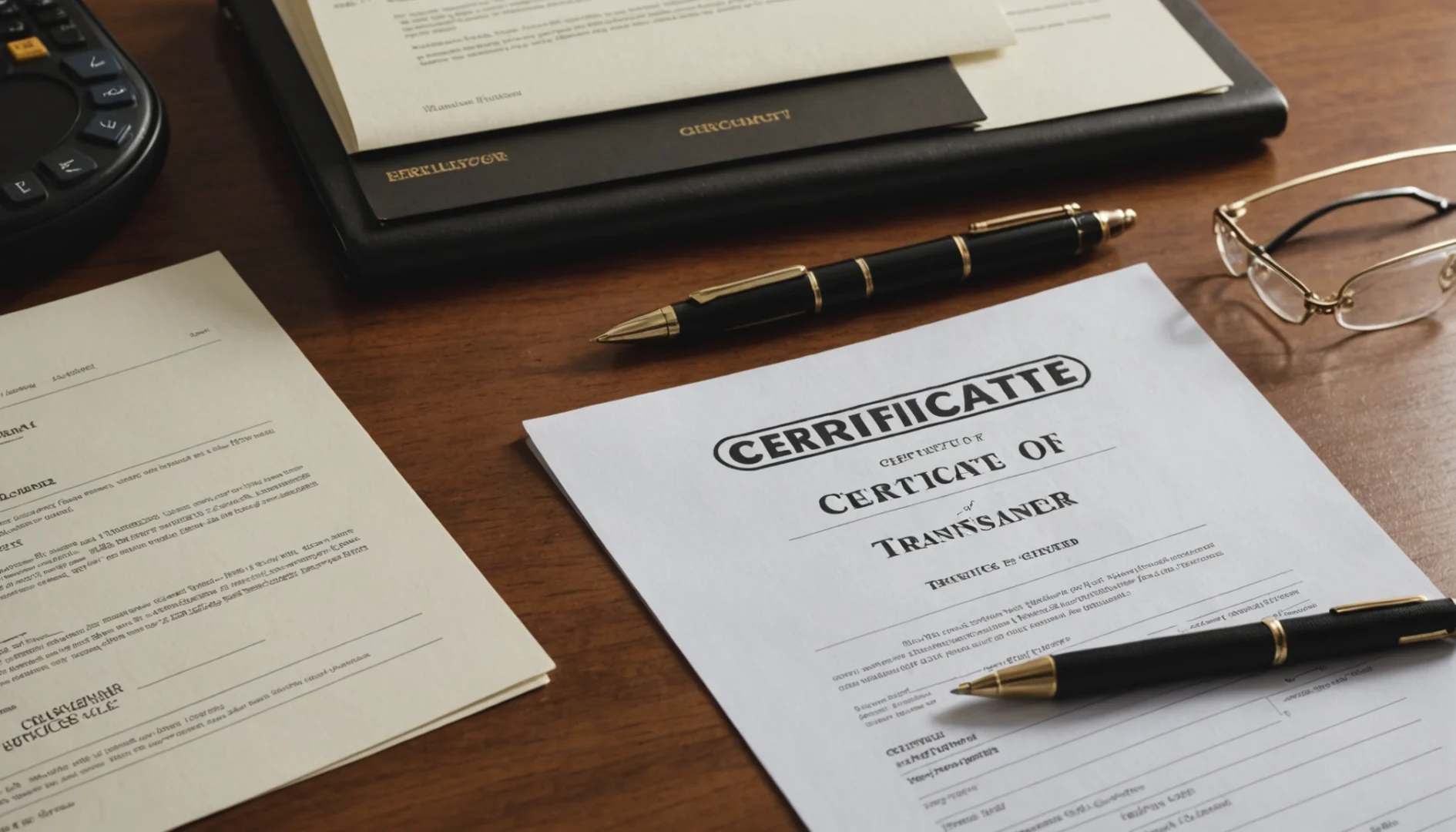 certificat de cession