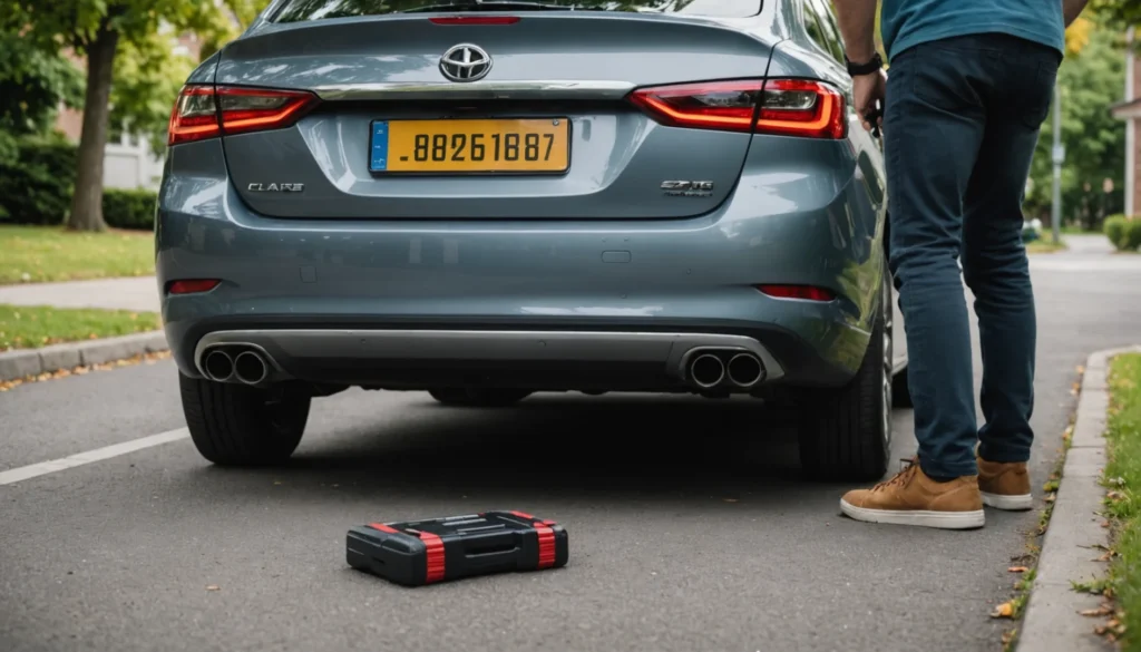 comment remettre un capteur de recul enfoncé