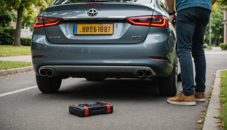 comment remettre un capteur de recul enfoncé