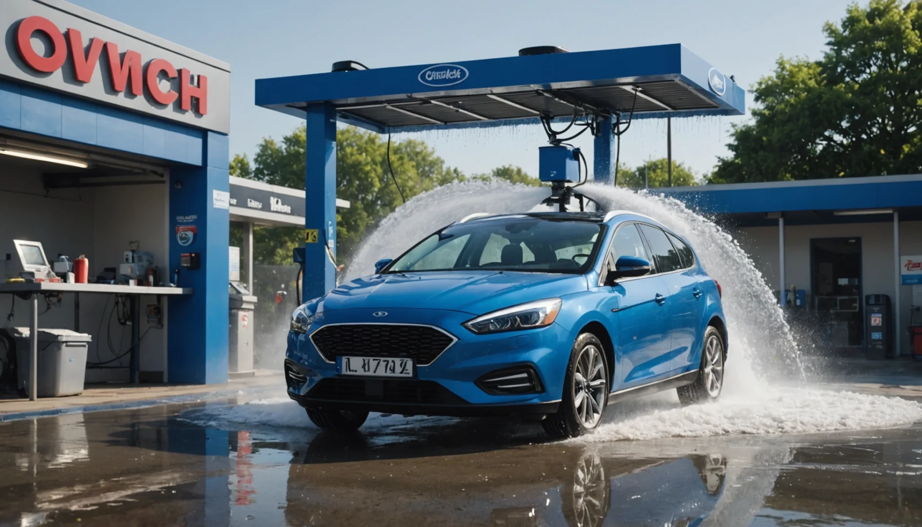 enlever antenne voiture lavage