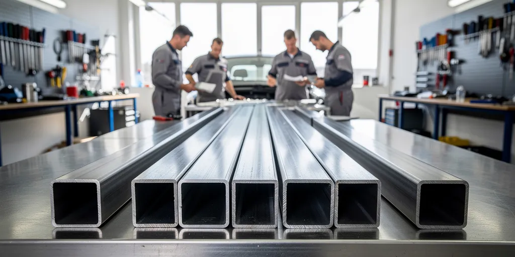 Tubes rectangulaires en acier : le bon choix pour vos projets d’atelier et d’aménagement auto