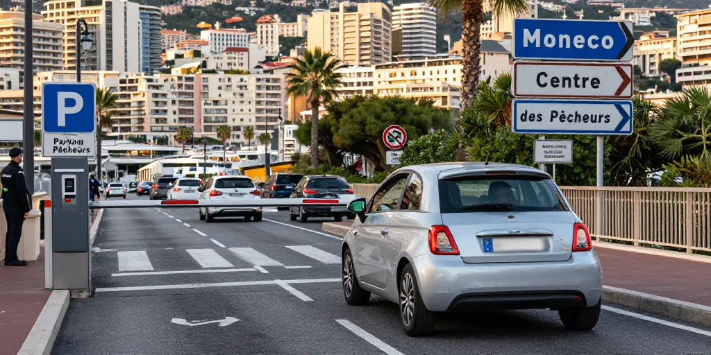 comment entrer dans monaco en voiture