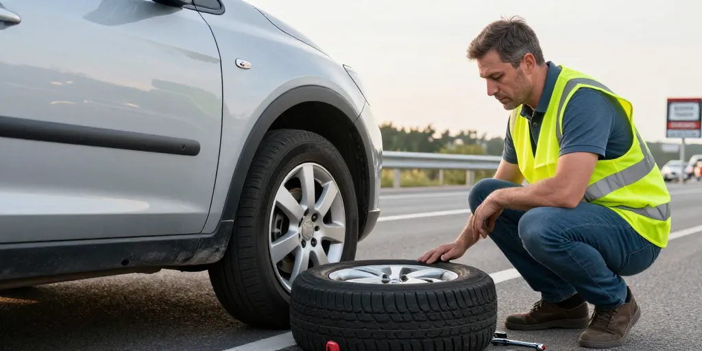 Combien de temps peut-on rouler avec une roue de secours : la limite ?