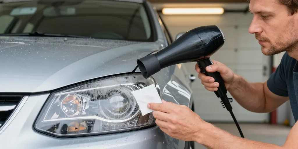 Comment enlever la condensation dans un phare de voiture sans démonter ?
