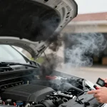 ma voiture fume noir quand j'accélère