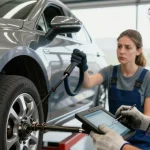 claquement quand je tourne le volant à gauche