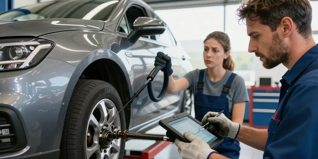 Claquement quand je tourne le volant à gauche : le diagnostic essentiel