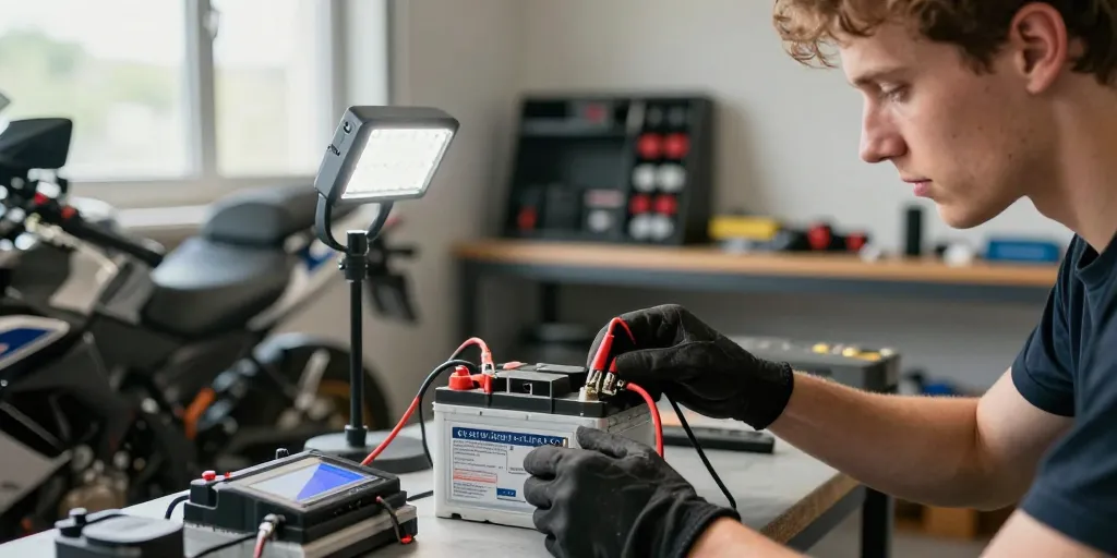 Comment charger une batterie de moto facilement