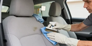 comment nettoyer tissu siege voiture