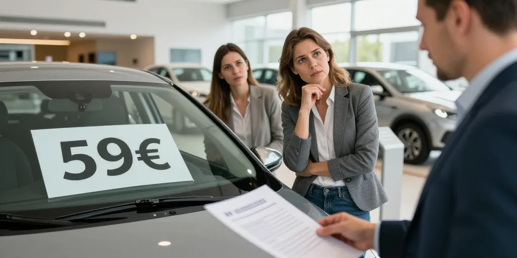 voiture 59 euros par mois sans apport