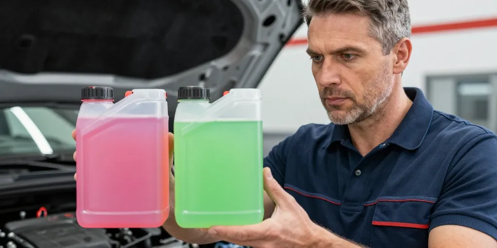 Mélange de liquide de refroidissement : les couleurs sont-elles compatibles sans danger ?