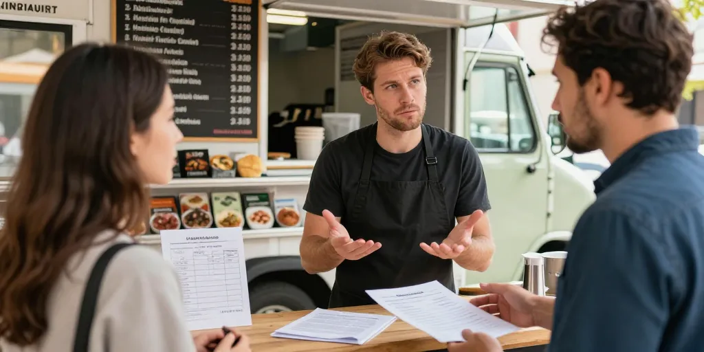 covering food truck prix
