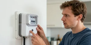 recharge voiture électrique sur prise domestique